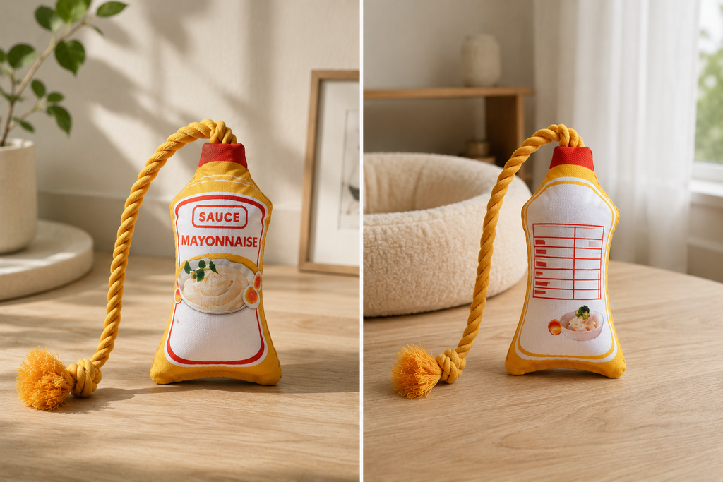 Sauce Please — Ketchup & Mayo Tug Toy