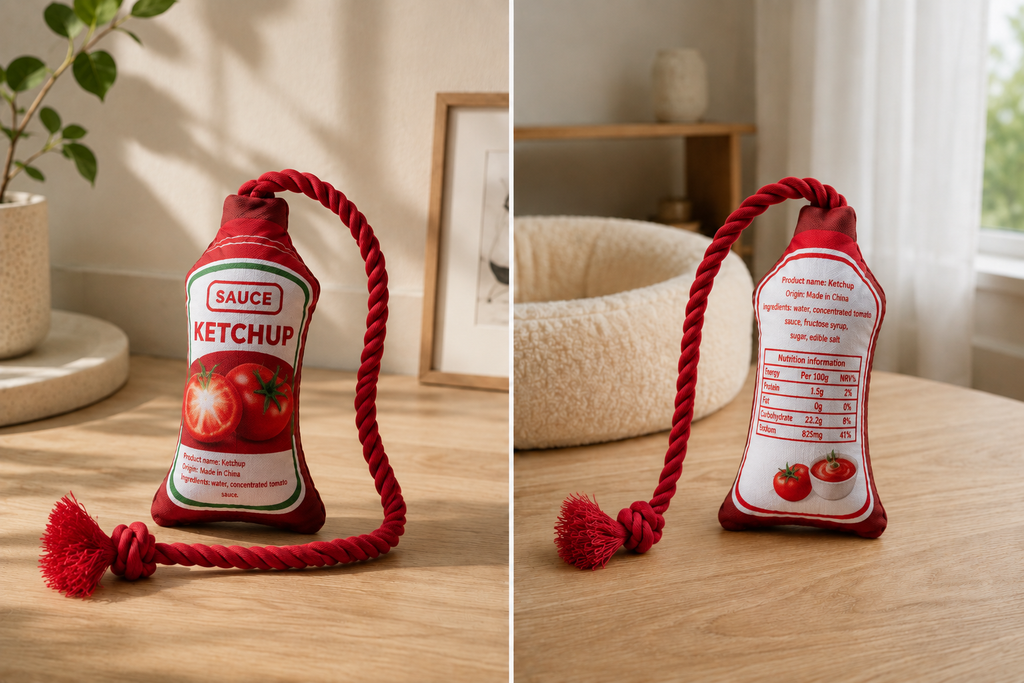 Sauce Please — Ketchup & Mayo Tug Toy