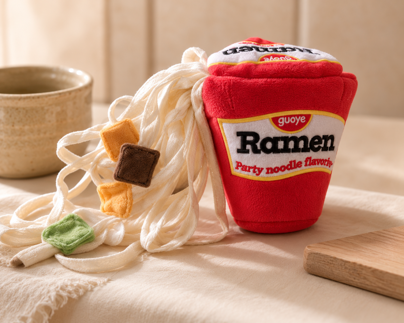 Ramen Snuffle Toy -Midnight Noodle