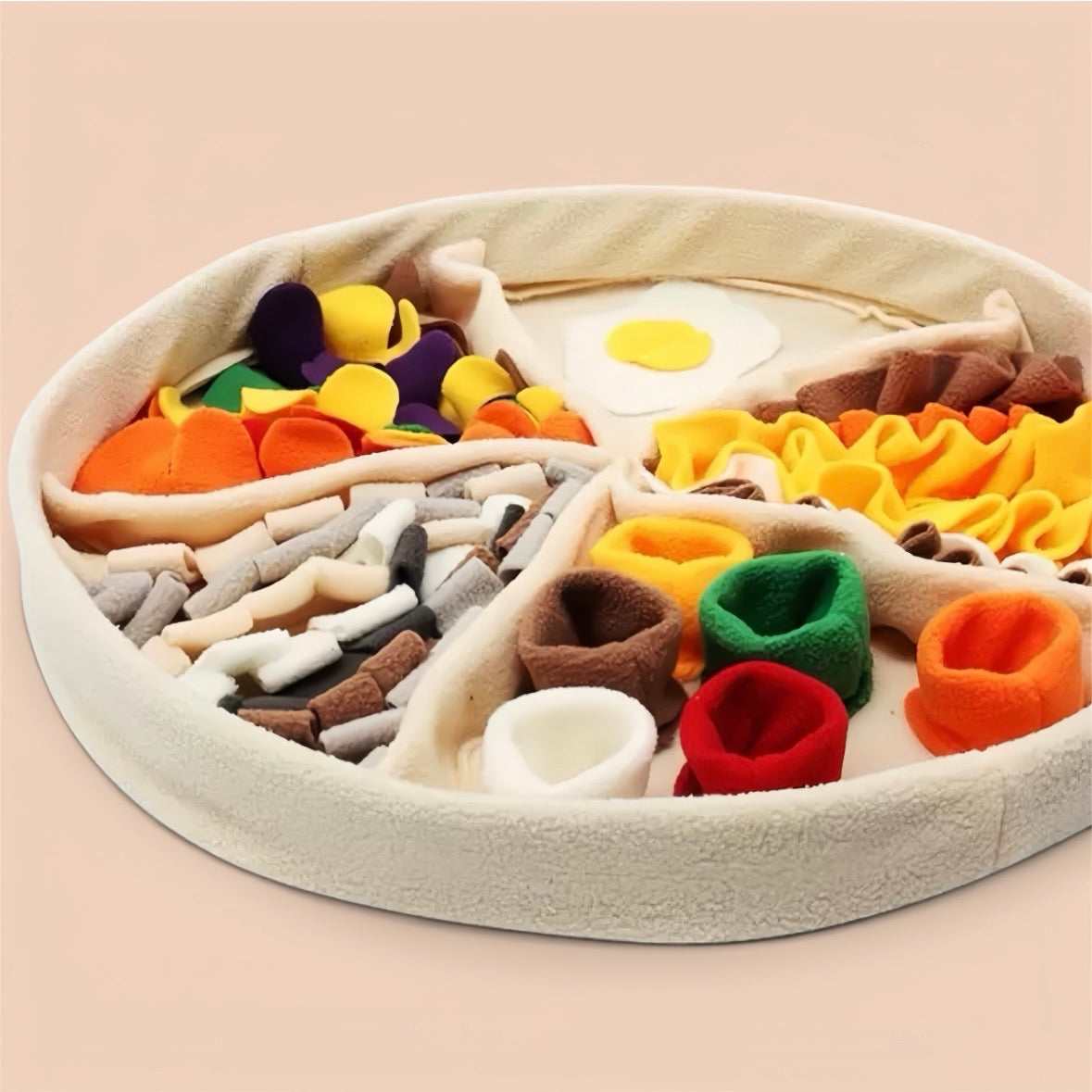 Pizza Night — Interactive Snuffle & Foraging Mat