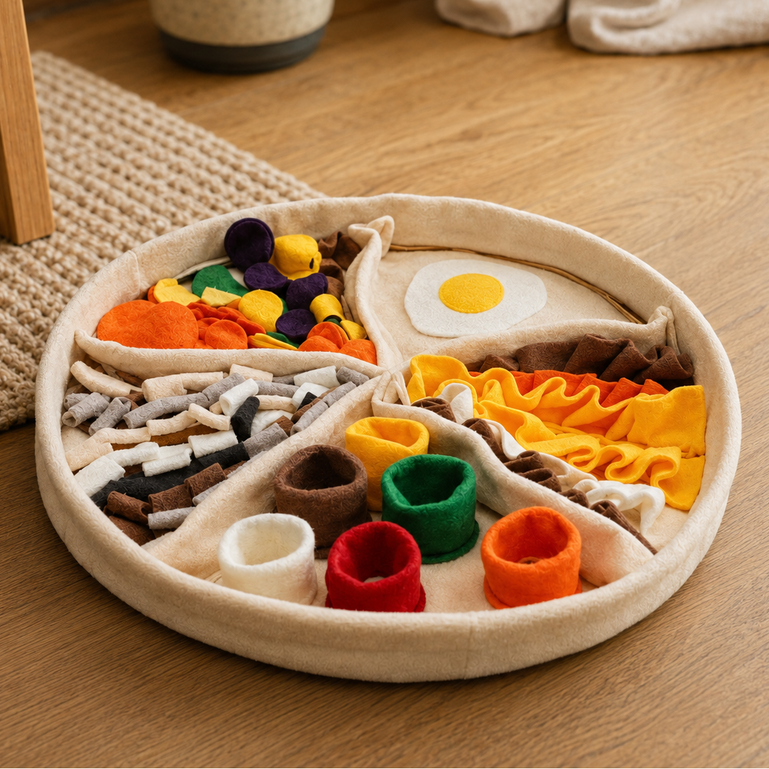 Pizza Night — Interactive Snuffle & Foraging Mat
