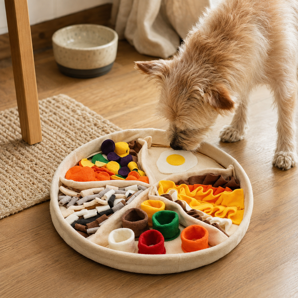 Pizza Night — Interactive Snuffle & Foraging Mat